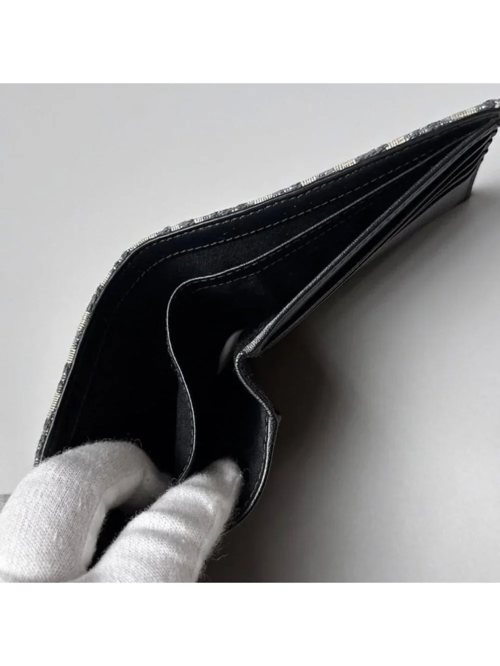 Dior Oblique Bifold Wallet Blue